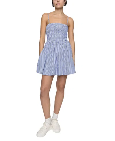 REBECCA MINKOFF FAY SMOCKED DRESS