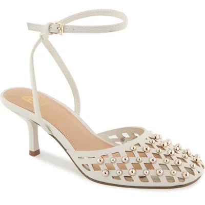 Rebecca Minkoff Fiona Ankle Strap Pump In White