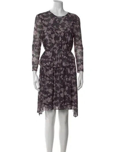 Pre-owned Rebecca Minkoff Floral Print Knee-length Dress W/ Tags In Multi