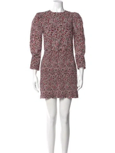 Pre-owned Rebecca Minkoff Floral Print Mini Dress In Multi