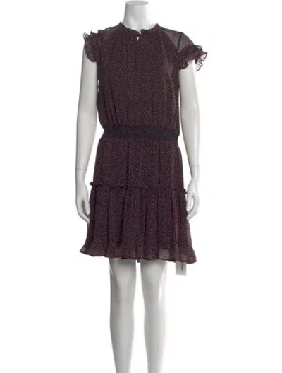 Pre-owned Rebecca Minkoff Floral Print Mini Dress In Multi