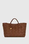 Rebecca Minkoff Frankie Woven Leather Tote