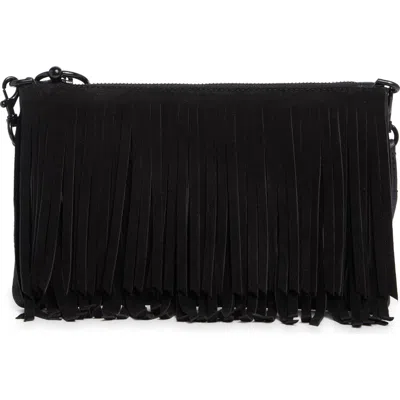 Rebecca Minkoff Fringe Crossbody Bag In Black