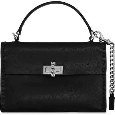 Rebecca Minkoff Frozen Chain Crossbody Bag In Black