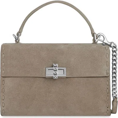 Rebecca Minkoff Frozen Chain Crossbody Bag In Brown