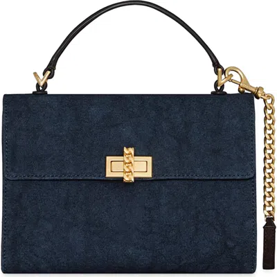 Rebecca Minkoff Frozen Chain Crossbody Bag In Blue