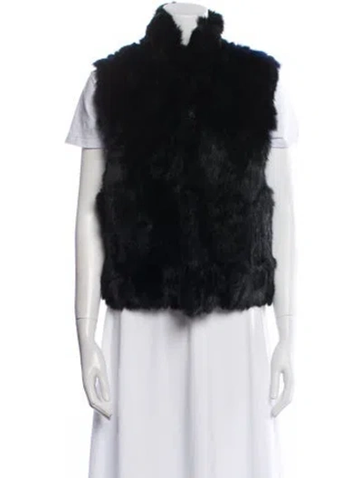 Pre-owned Rebecca Minkoff Fur Fur Jacket In Black