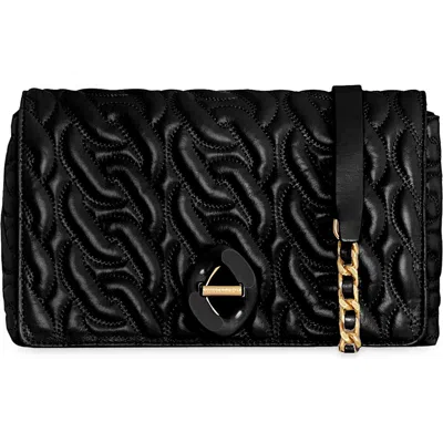 Rebecca Minkoff G Chain Quilted Leather Crossbody Bag In Black