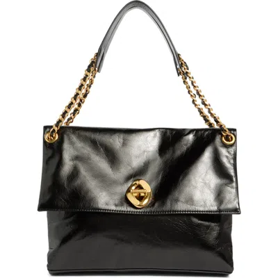 Rebecca Minkoff G Large Leather Shoulder Bag In Black