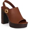 Rebecca Minkoff G Platform Sandal In Brown