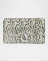 Rebecca Minkoff G Snake Printed Leather Crossbody Bag In Blackwhite
