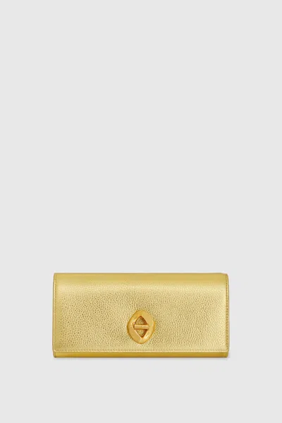 Rebecca Minkoff G Wallet Crossbody Bag In Gold