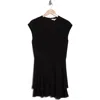 Rebecca Minkoff Gabby Cap Sleeve Minidress In True Black