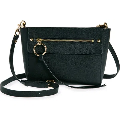 Rebecca Minkoff Gabby Leather Crossbody Bag In Black