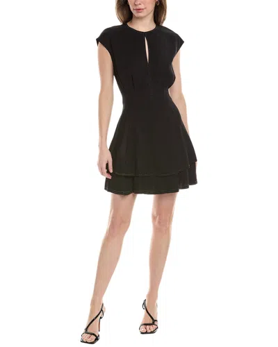 Rebecca Minkoff Gabby Mini Dress In True Black