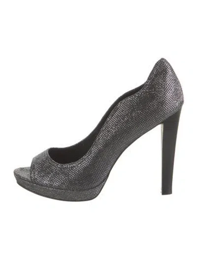Pre-owned Rebecca Minkoff Glitter Pumps In Multicolor