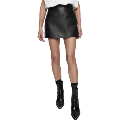 REBECCA MINKOFF REBECCA MINKOFF HAYDEN LEATHER MINISKORT