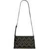 Rebecca Minkoff Heart Stud Quilted Faux Leather Crossbody Bag In Black