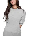 Rebecca Minkoff Metallic Sweater In Silver