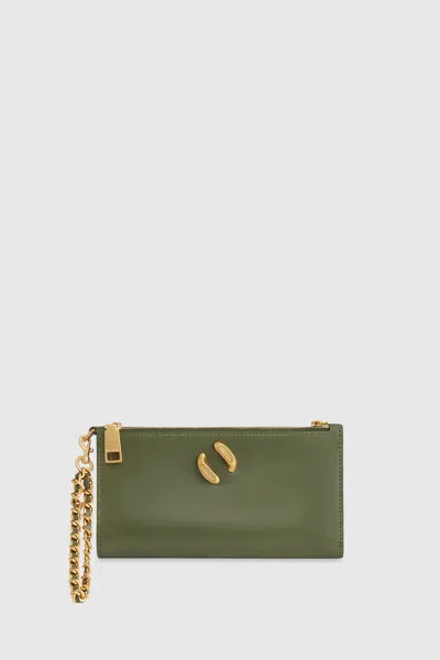 Rebecca Minkoff Infinity Wristlet Bag In Green
