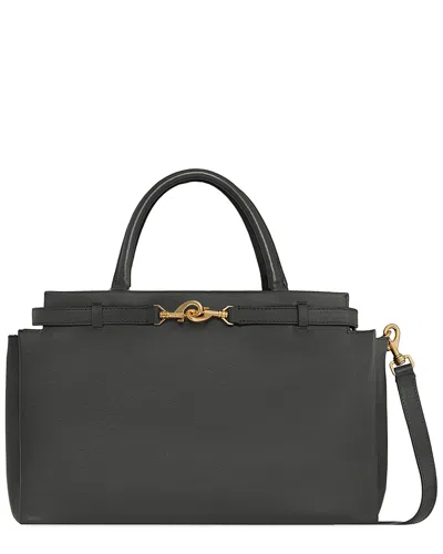Rebecca Minkoff Insider Leather Shoulder Bag In Gray