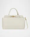 Rebecca Minkoff Insider Leather Shoulder Bag In Porcelain
