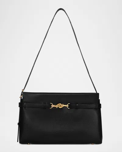 REBECCA MINKOFF INSIDER SMALL LEATHER SHOULDER BAG