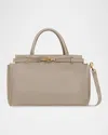 Rebecca Minkoff Insider Zip Leather Top-handle Bag In Oyster