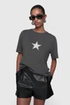 Rebecca Minkoff Isabella Bf T-shirt In Charcoal