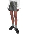 Rebecca Minkoff Jaci Mini Skirt In Army Snake