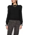 Rebecca Minkoff Jade Sculpted Sweatshirt In Black