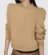 Rebecca Minkoff Jade Sculpted Sweatshirt In Oat In Multi