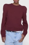 Rebecca Minkoff Jade Sculpted Sweatshirt In Lacquer