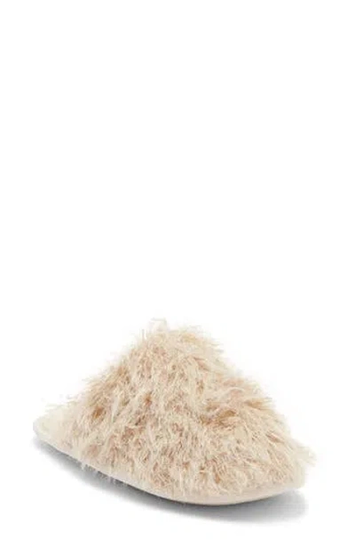 Rebecca Minkoff James Faux Fur Scuff Slipper In Animal Print