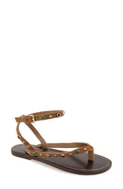 Rebecca Minkoff Jamie Ankle Strap Sandal In Brown