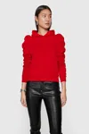 Rebecca Minkoff Janine Hoodie In Lipstick