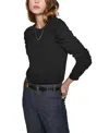 Rebecca Minkoff Janine Long Sleeve Sweater In Black