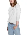Rebecca Minkoff Janine Long Sleeve Sweater In White