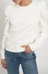 Rebecca Minkoff Janine Sweatshirt In Ecru