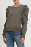 Rebecca Minkoff Janine Sweatshirt In Olive Green