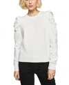Rebecca Minkoff Janine Sweatshirt In Ecru