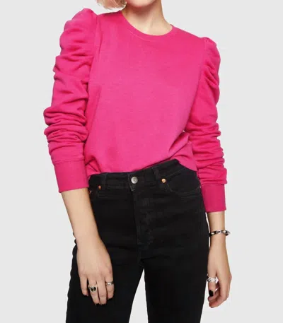 Rebecca Minkoff Janine Sweatshirt In Hot Pink