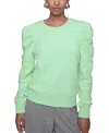 Rebecca Minkoff Janine Puff Sleeve Sweatshirt In Matcha