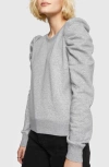 Rebecca Minkoff Janine Sweatshirt In Steel Grey Heather Grey