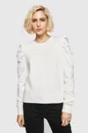 Rebecca Minkoff Janine Sweatshirt In White