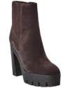 Rebecca Minkoff Janinepmbt Suede Bootie In Brown