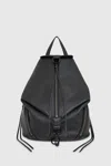 Rebecca Minkoff Julian Backpack Bag In Black/black Shellac