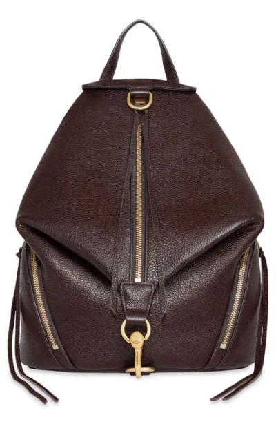 Rebecca Minkoff Julian Leather Backpack In Brown