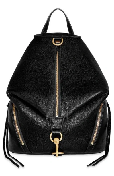 Rebecca Minkoff Julian Leather Backpack In Black
