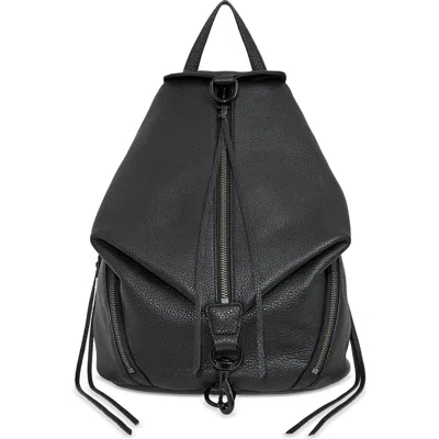 Rebecca Minkoff Julian Leather Backpack In Black